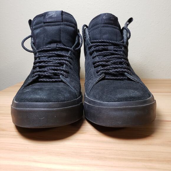 Nike Men's 9.5 SB Zoom Blazer Mid Premium Black Anthracite Sneaker DC8903-002 - Picture 4 of 9